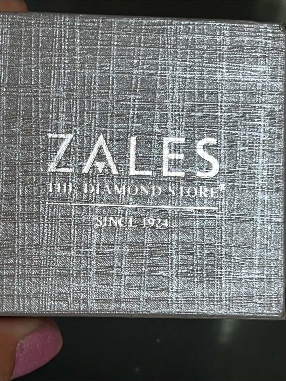 Zales Silver diamond 925